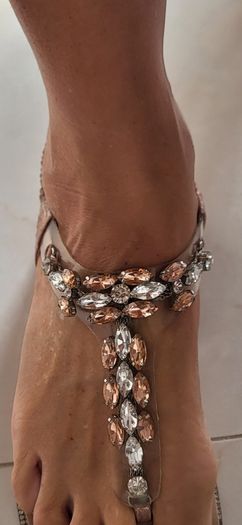 LIBRA jewelled sandals Sz 39 ( Fit 6-6.5 UK)