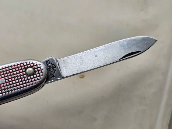 Vintage Elinox Victorinox Alox Woodsman Discontinued Model Swiss Army Knife Rare Collector Piece 1960s