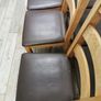 Heavy oak chairs Image 4