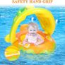Baby Unicorn Pool Float with Sun Canopy -Baby Swim Ring,Inflatable Swimming Ring Infant Baby Floatie Spring Float Pool Fit Safety Seat (FREE SHIPPING) Image 7