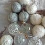 Christmas Tree Baubles Decorations x 31 - Winter White and Silver Image 5