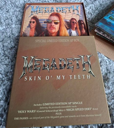 Megadeth Skin Of My Teeth Limited Edition 10 Box Set, 1992 UK