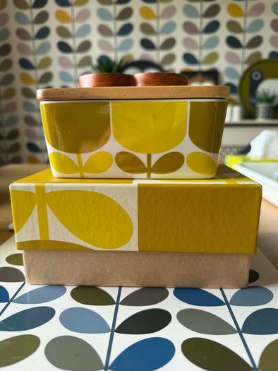 Orla kiely butterdish