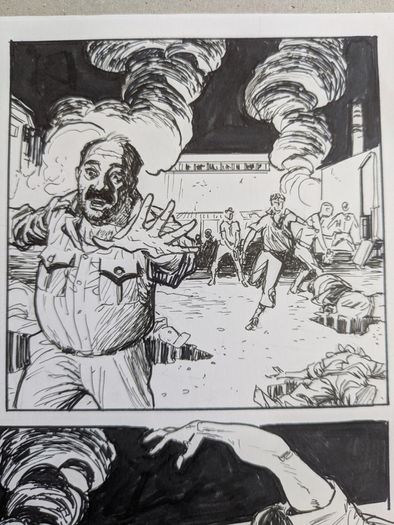 Original Comic Art Page by Fodera Marco  from Mister No issue 7 Intrigo a Manaus