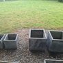 Set of grey pots / front door / patio Image 2