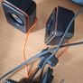 Sony Ericsson W200i , with charger and speakers. Image 4