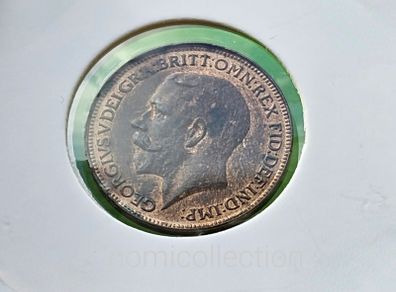 United Kingdom 1925 year Uncirculated Farthing.