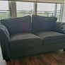 2 seater sofa, dark grey. Image 3