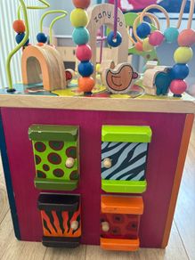 Zany zoo activity cube