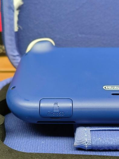 Nintendo Switch Lite Blue Portable System Console With Charging Cable & Bag