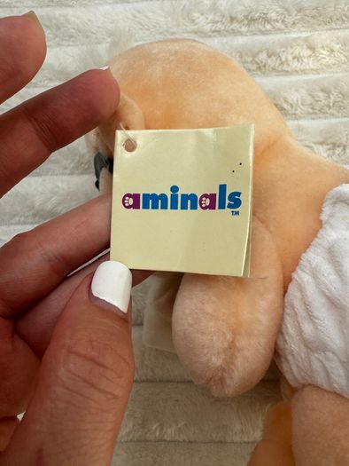 Playmakers Animals rare Baby in glasses approx. 20 cm. no eyes Dirty Plush Please look at the pictures