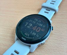 Garmin Forerunner 255 Music - White running sports watch