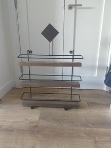 wooden shelf