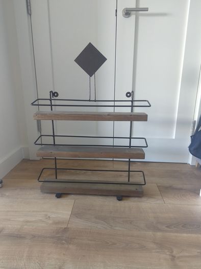 wooden shelf
