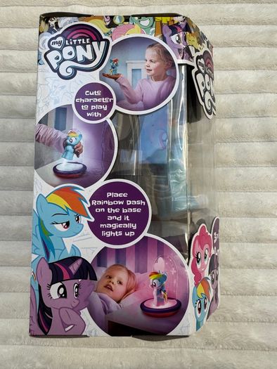 My Little Pony GoGlow Magic Night Light Rainbow Dash Damaged box Please see photos