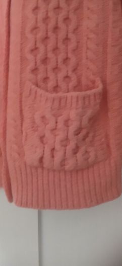 Aran Crafts Rose Pink Cardigan