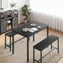 Dining table with 2 benches Image 4