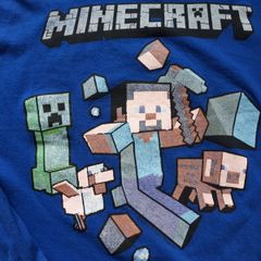 Minecraft Long Sleeve Top.   Age 11-12