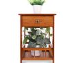 BRAND NEW Bamboo Bedside Table with Drawer Image 2