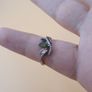 Vintage 925 Sterling silver Tourmaline Ring Image 9