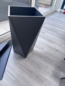 Metal Planters x 2