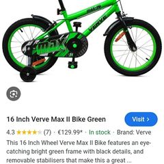 16"  boys bike