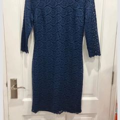 Navy Savida Size 12 3/4 Sleeve Dress