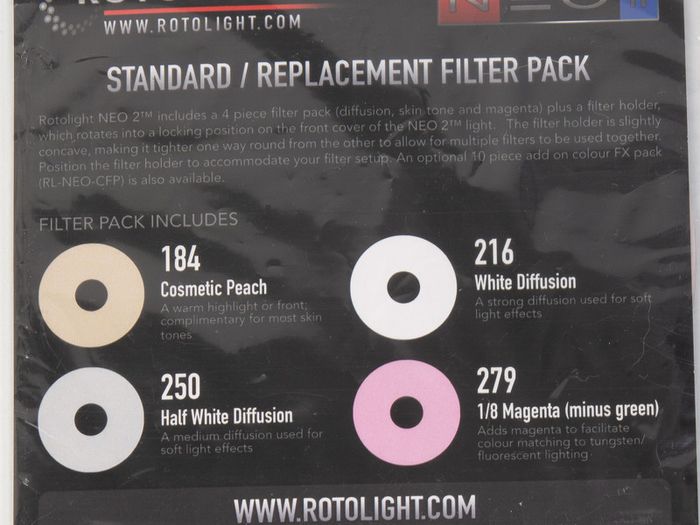 Rotolight NEO II - 3 LIGHT KIT with a hard case and Elinchrom HSS Transmitter