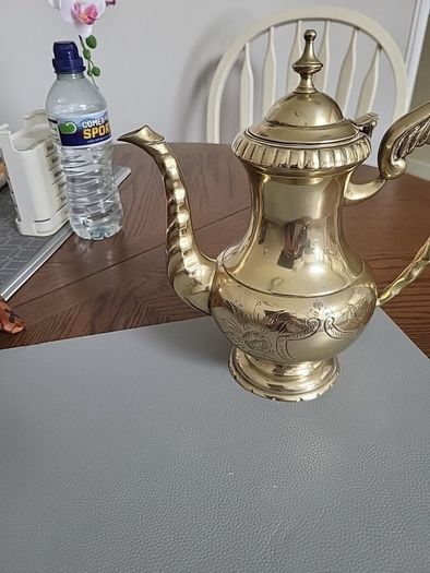 Brass epns teapot
