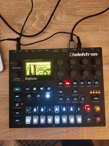 Elektron Digitone with spare Keycaps
