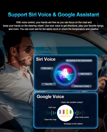 2 in 1 Wireless CarPlay Android Auto Adapter Apple Car play Dongle Mini Ai Box