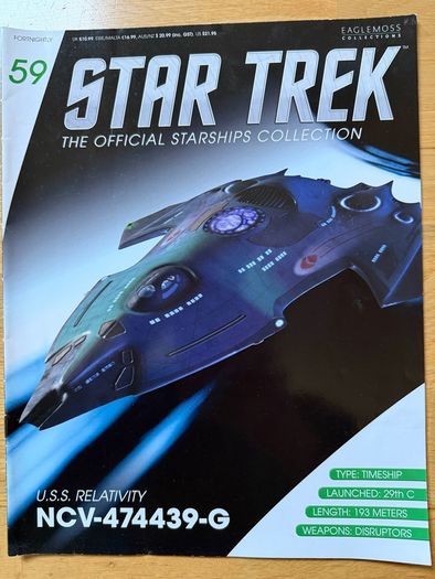 Star Trek The Official Starships Collection Issue 59 USS Relativity