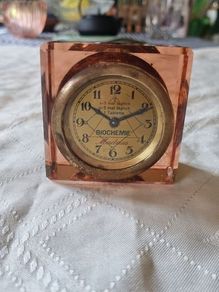 Art Deco Pharmacy Desk Clock