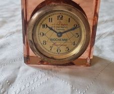 Art Deco Pharmacy Desk Clock