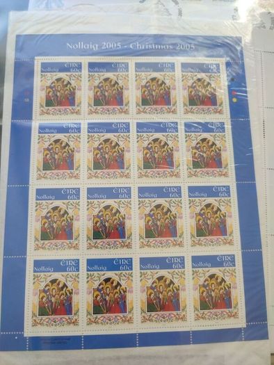 stamps first day covers in anpost albums