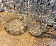 Waterford Glass Jug & Bowl