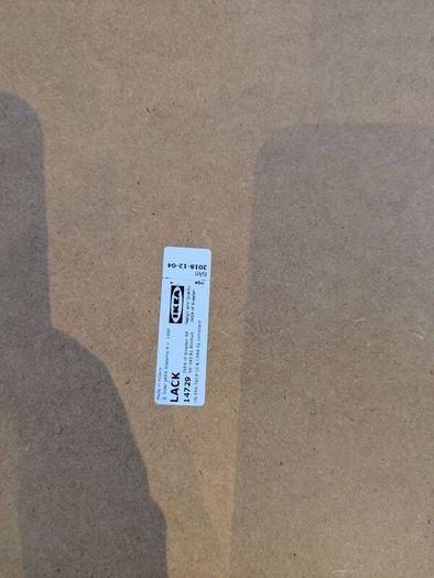 Ikea black lack