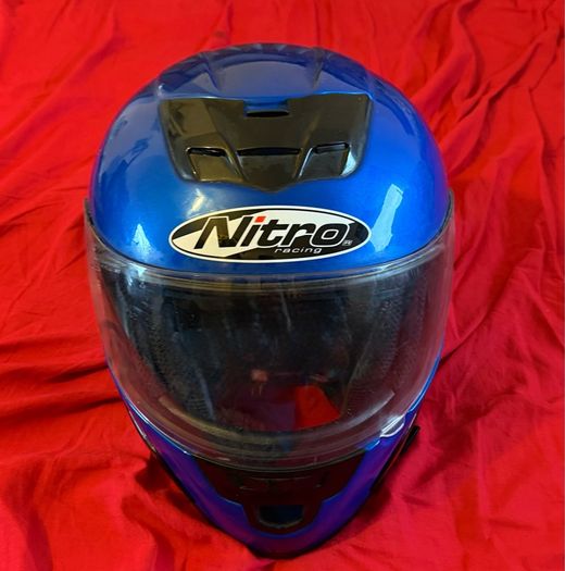 Nitro N500-v Black Motorbike Helmet Xll