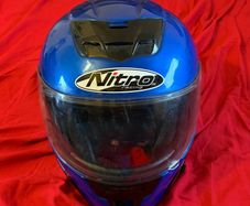 Nitro N500-v Black Motorbike Helmet Xll