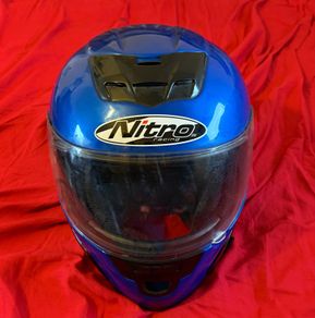 Nitro N500-v Black Motorbike Helmet Xll