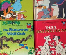 Walt Disney books. Hard back