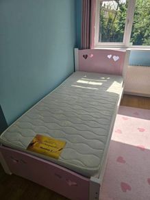 Single bed & mattress