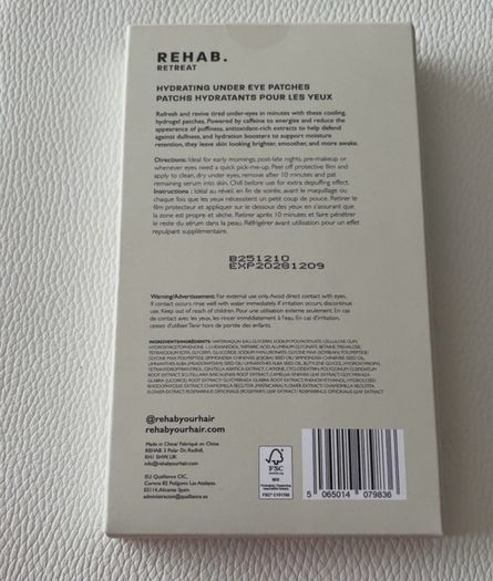 Rehab Retreat Hydrating Under Eye Patches (5 pairs)