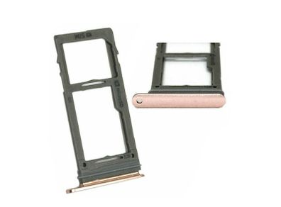 For Samsung Galaxy S9 S9+ Plus SIM & SD Card Tray Holder Slot Gold Rubber Seal New - FHT06SMST