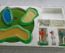 Vintage 1970s Carpet Golf Game by Turner Research Complete Boxed Indoor Game