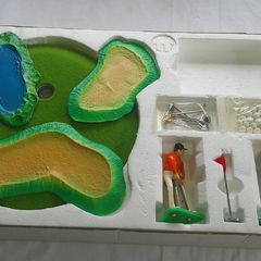 Vintage 1970s Carpet Golf Game by Turner Research Complete Boxed Indoor Game