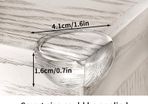 Baby Safety Corner Protectors, 20 Pack Clear Corner Guards for Tables, Furniture, with 20pcs Strong Adhesive for Backup Use