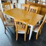Dining / Kitchen Table & 6 Chairs Image 4