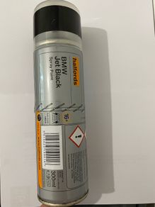 BMW Jet Black spray paint Halfords
