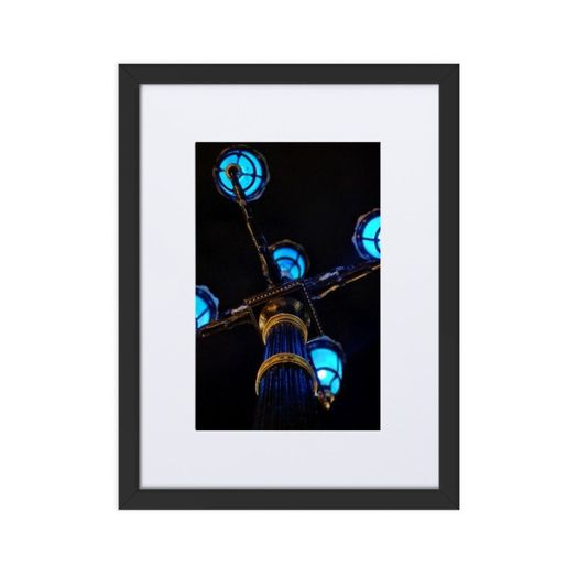 Framed Print - Five Lamps